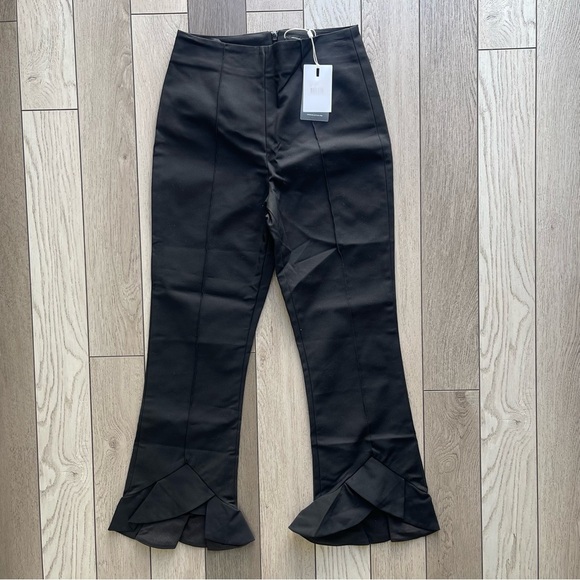 C/MEO COLLECTIVE Elegant Black Flared Women's Pants - Picture 2 of 5